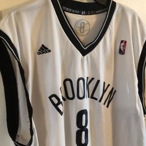 adidas Brooklyn Nets Deron Williams #8 Jersey White Size XL